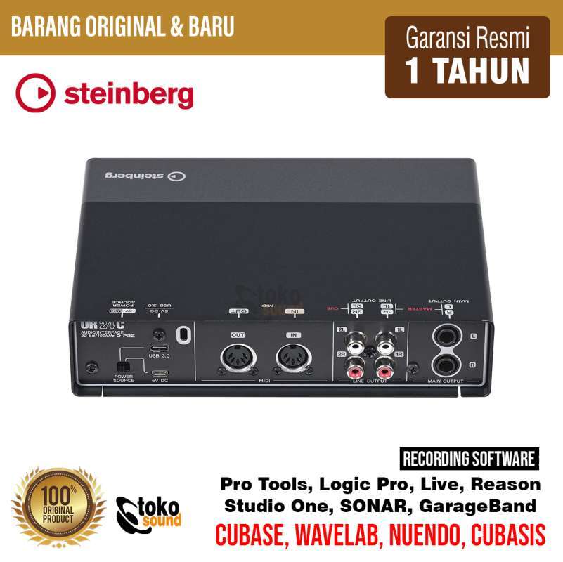 Jual Steinberg Ur24c - 2in/4out USB-C Audio Interface 32-bit