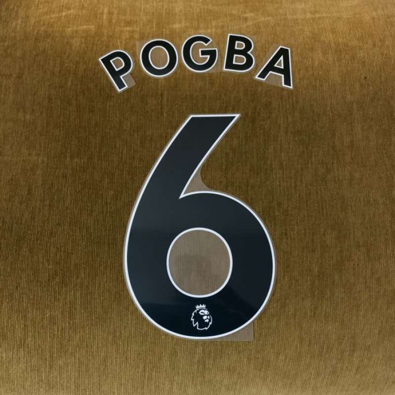 Promo Original Premier Laague Pogba Nameset Black Avery ...