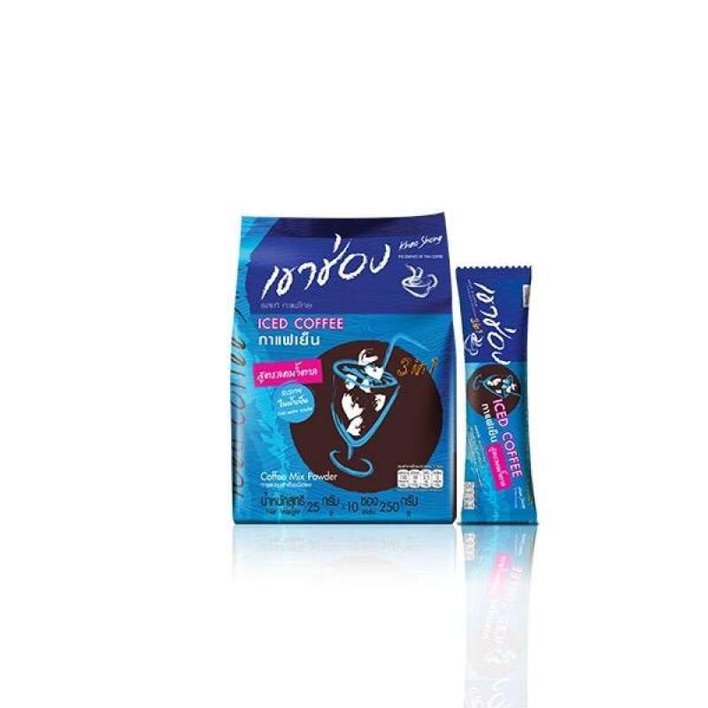 Jual Khao Shong 3 In 1 Ice Coffee Coffee Mix Powder 25g 10pcs Online Maret 2021 Blibli