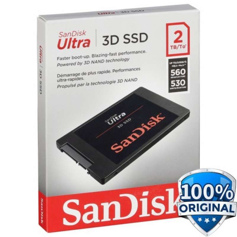 Jual Ssd Sandisk Ultra 3d Sata 3 2tb Original Di Seller Multi