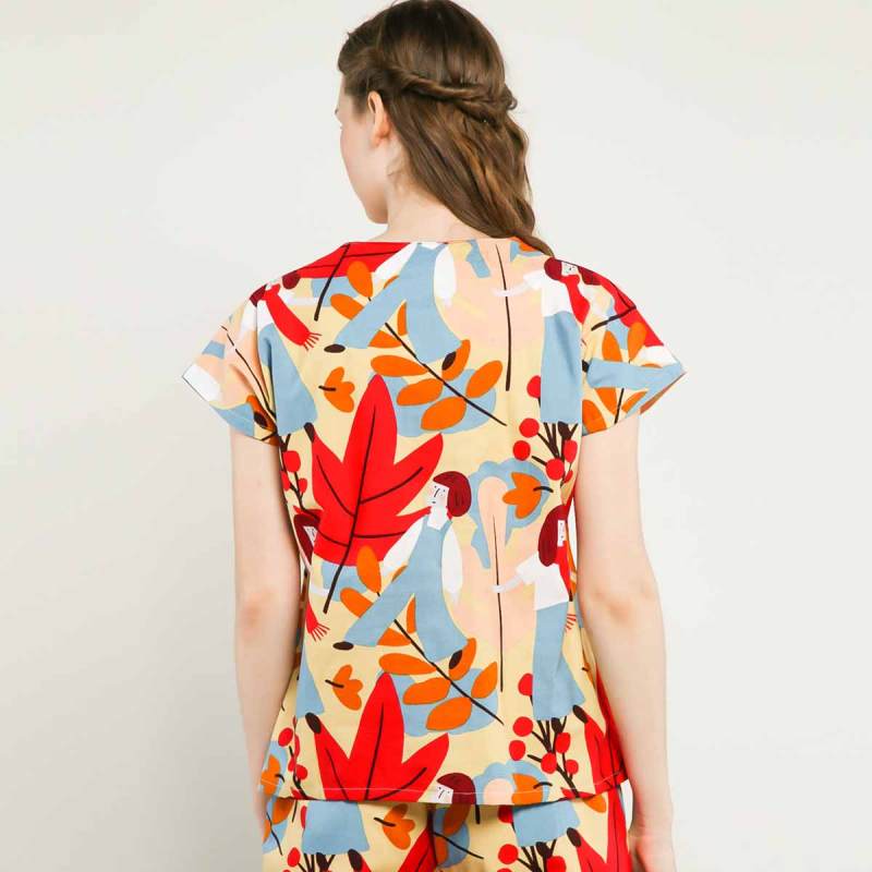 Jual Cotton Tree Calla Top Bli 25 Atasan Wanita Brown Online Desember 2020 Blibli