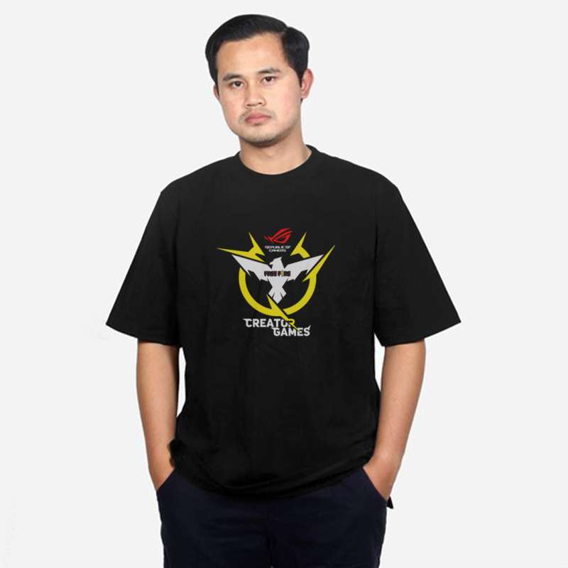 Jual Raihan Media Logo Free Fire Keren Cotton Combed 30s T