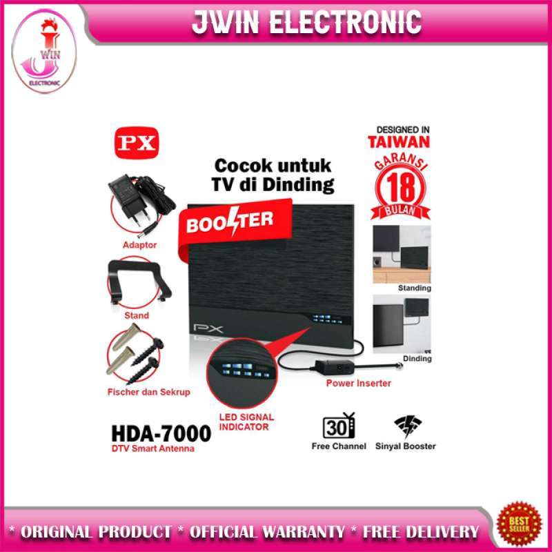 Jual Antena TV Smart Digital Analog PX HDA 7000 Booster Indoor LED Bar  Online Januari 2021 | Blibli