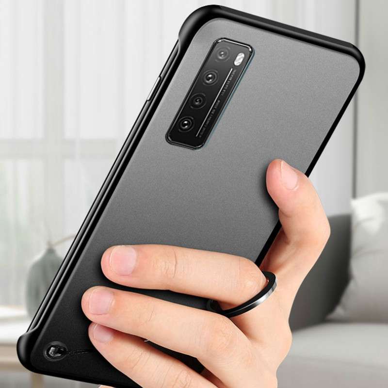 case huawei nova 7 hard pc matte casing frame borderless
