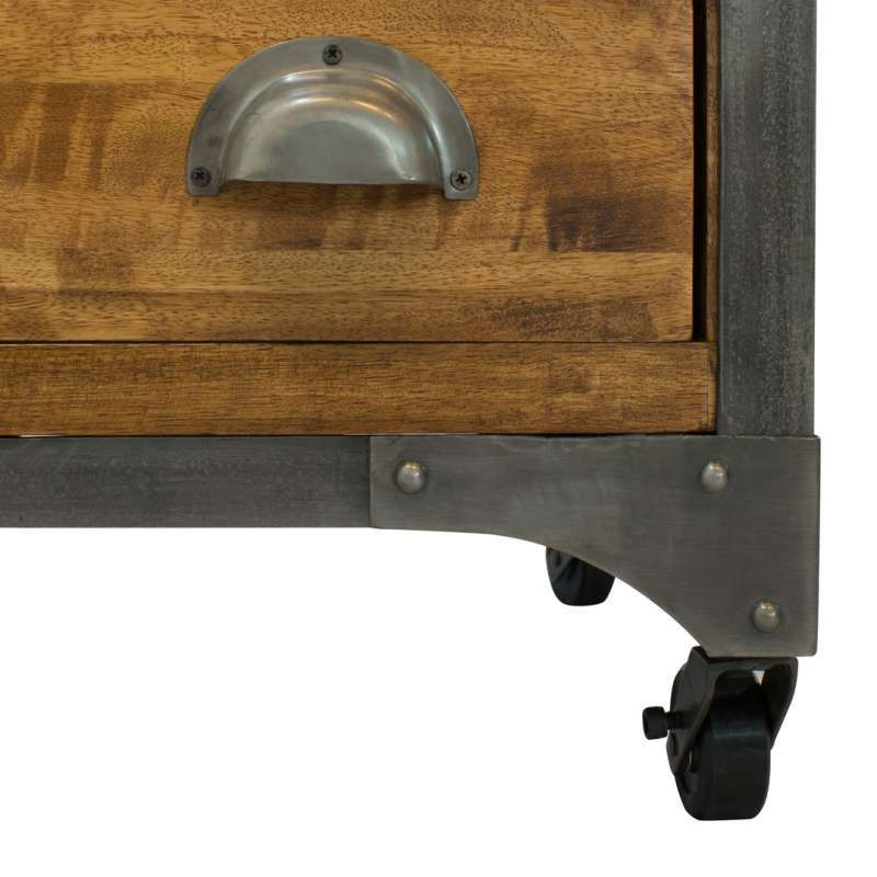 Jual Hagihara Meja Buffet Tv 2 Laci Industrial Kayu Rustic Kualitas Export Online Oktober 2020 Blibli Com