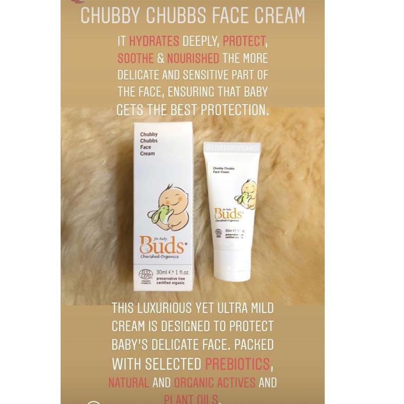 Jual Buds Cherished Organics Chubby Chubbs Face Cream 30 Ml Exp End Of 2022 Krim Wajah Muka Bayi Anak Alami Organik Organic Online Oktober 2020 Blibli Com