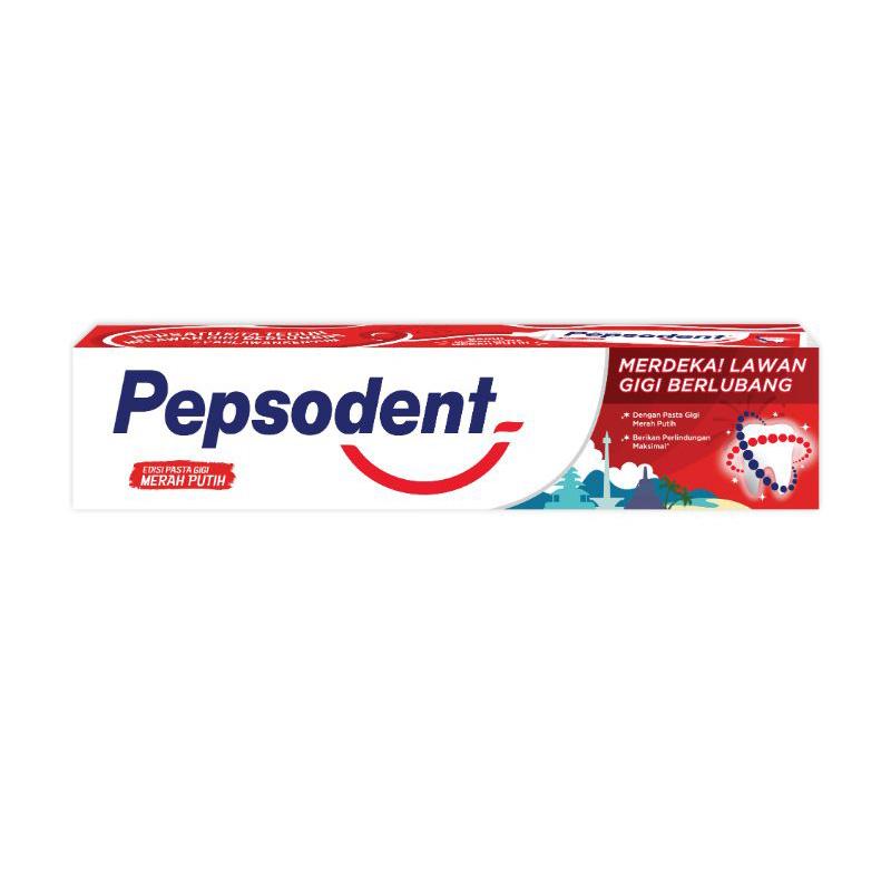 Jual Pepsodent Pencegah Gigi Berlubang Pasta Gigi Edisi Spesial Merah Putih 160 G Online Desember 2020 Blibli