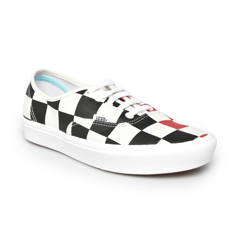 red checkered vans authentic