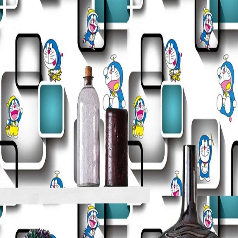 Jual Bobi 5364 Abadi Wallpaper Sticker Motif Kartun Doraemon Uk 9 M X 45 Cm Online November 2020 Blibli