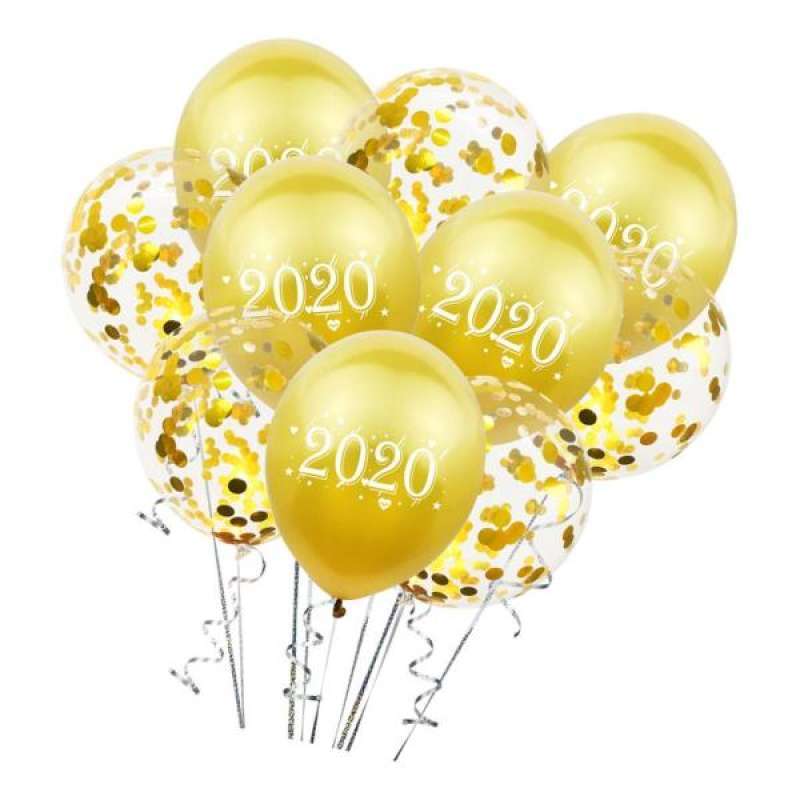 Jual 10set Latex Balloons Confetti Numbers Balloons 4 Colors For Christmas Decor Online Desember 2020 Blibli