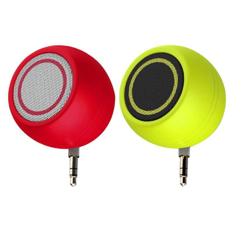 Promo 2 Pcs Mini Speaker 3.5mm Jack AUX 