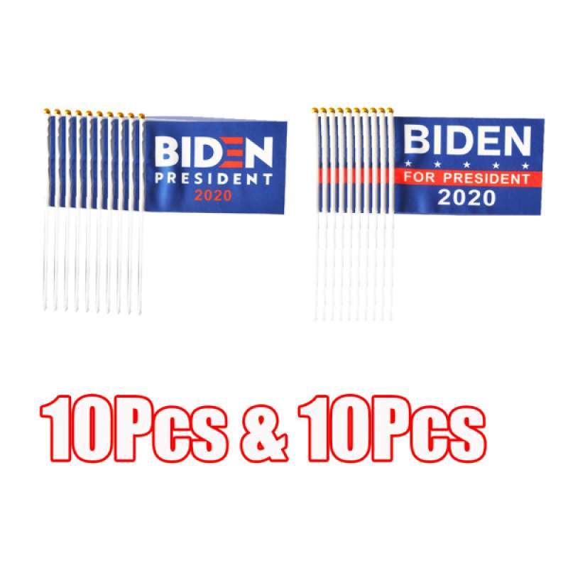 Jual Set Of 20 Joe Biden 2020 Elect Flags Banners Yard Flags Home Car Decor Flags Online September 2020 Blibli Com