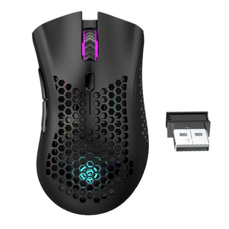 rechargeable wireless mice rgb led backlit 1600dpi gaming mouse for laptop pc