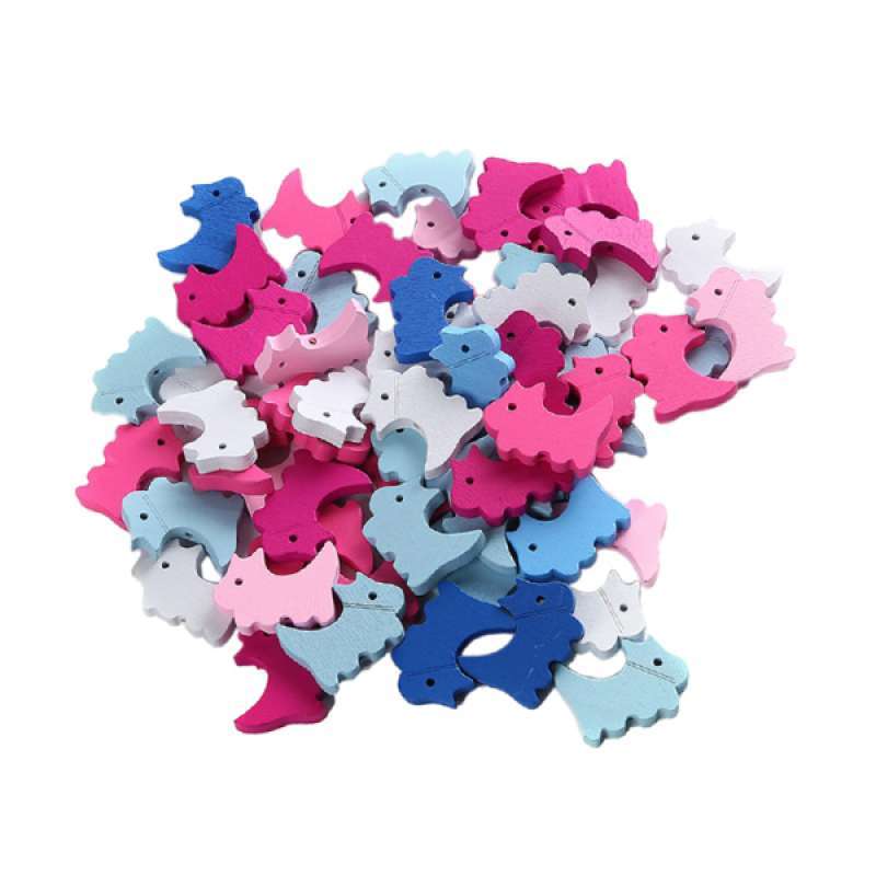 Jual 50x Baby Colorful Wood Chips Diy Intellectual Puzzle Dog Crafts Home Decors Online September 2020 Blibli Com