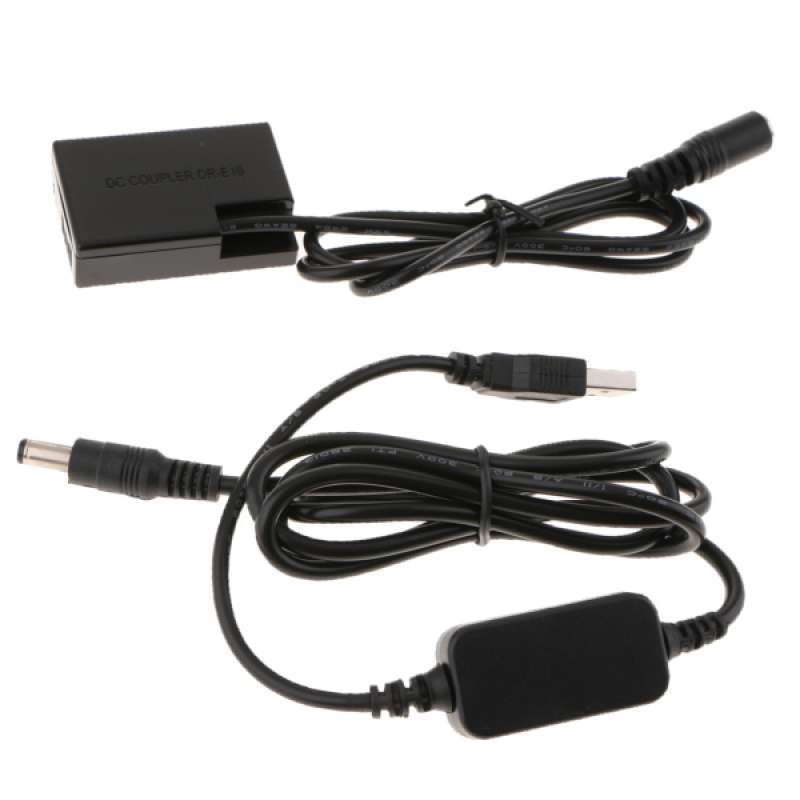 ack e18 ac adapter kit dr e18 dc coupler for canon eos rebel t7i t6i 77d t6s