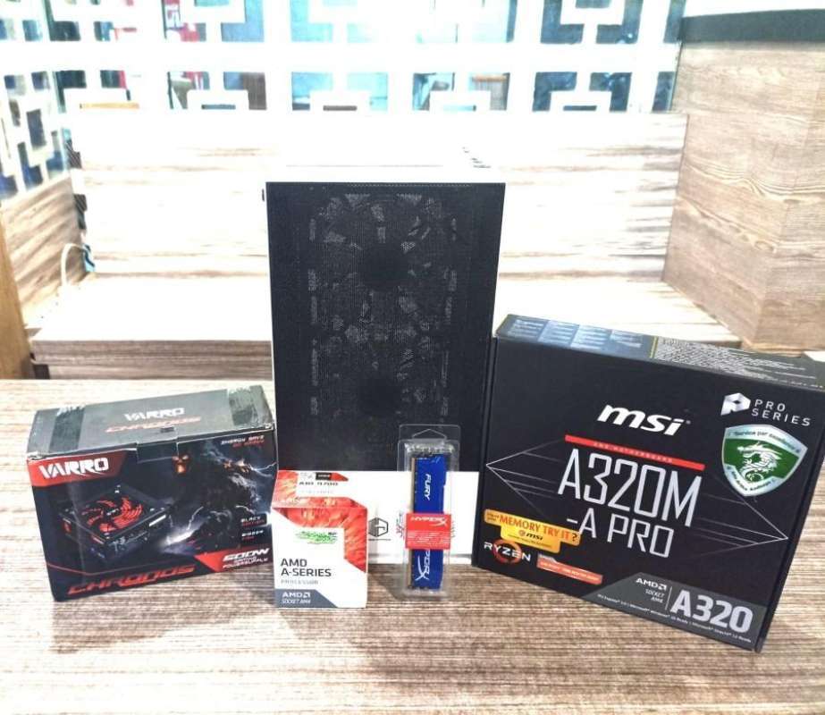 PC RAKITAN KOMPUTER AMD A10-9700 RAM 8GB SSD 240GB NEW