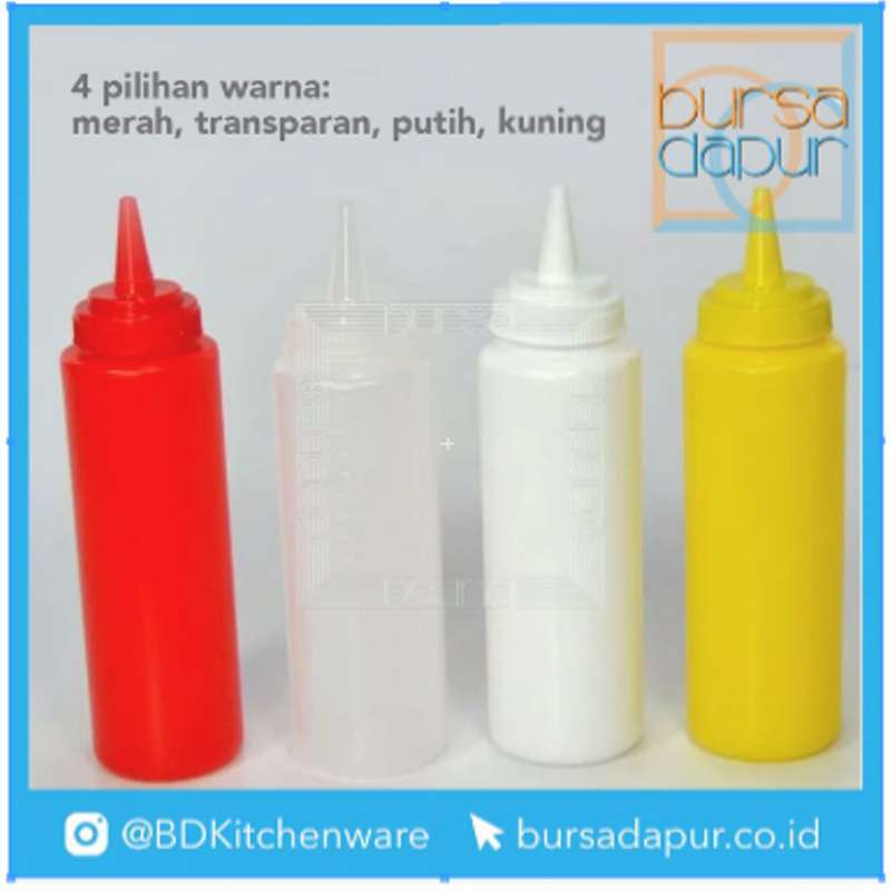 Jual Botol Saos Mayonaise Plastik Kuning Yellow Squeeze Dispenser 8 Oz Online November 2020 Blibli Com