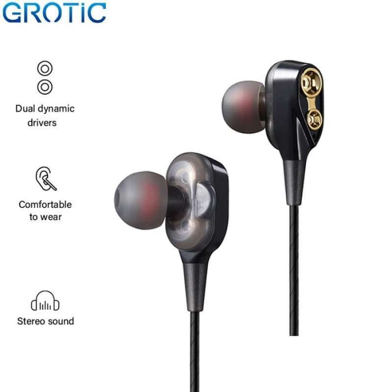 Jual Headset Bluetooth GROTIC XT21 Dual 
