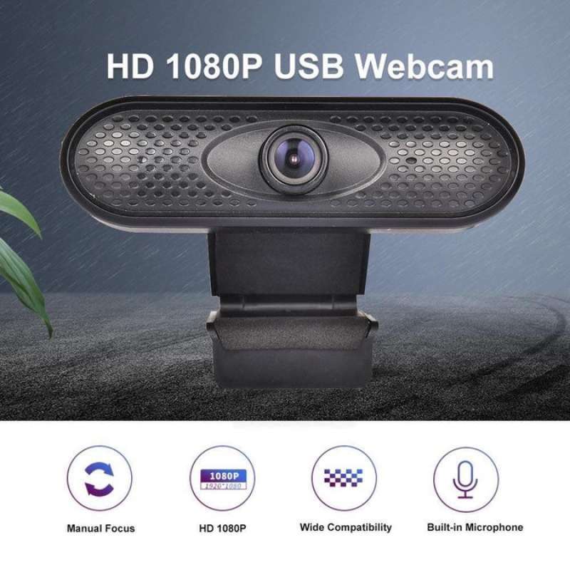 X3 Kamera Web Webcam 1080P FHD-FULL HD MIC Komputer Laptop PC Camera X3  1080P ORI