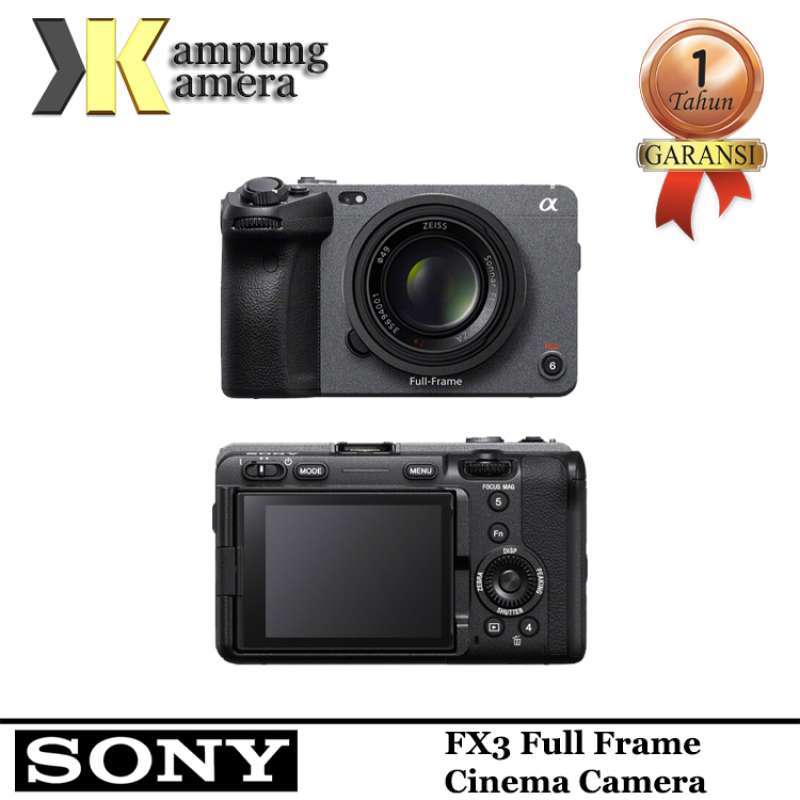 Jual Sony Fx3 Full-frame Cinema Camera Garansi Resmi Sony