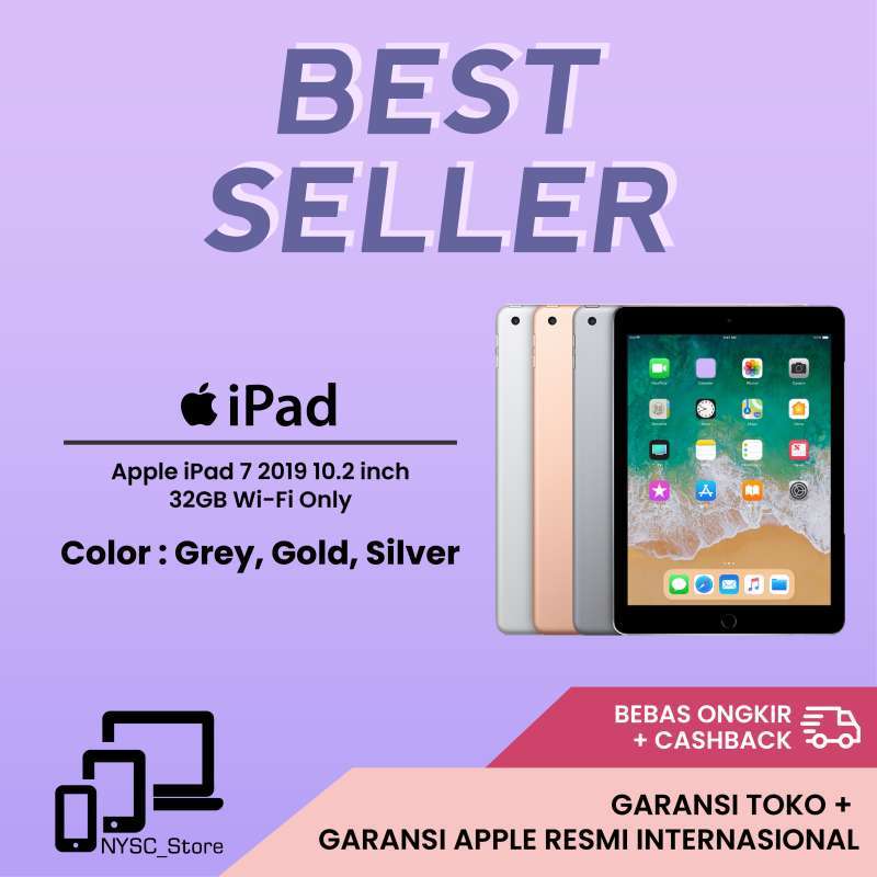 Jual Apple New Ipad 7 2019 32 Gb 10 2 Inch Wifi Only Online November 2020 Blibli