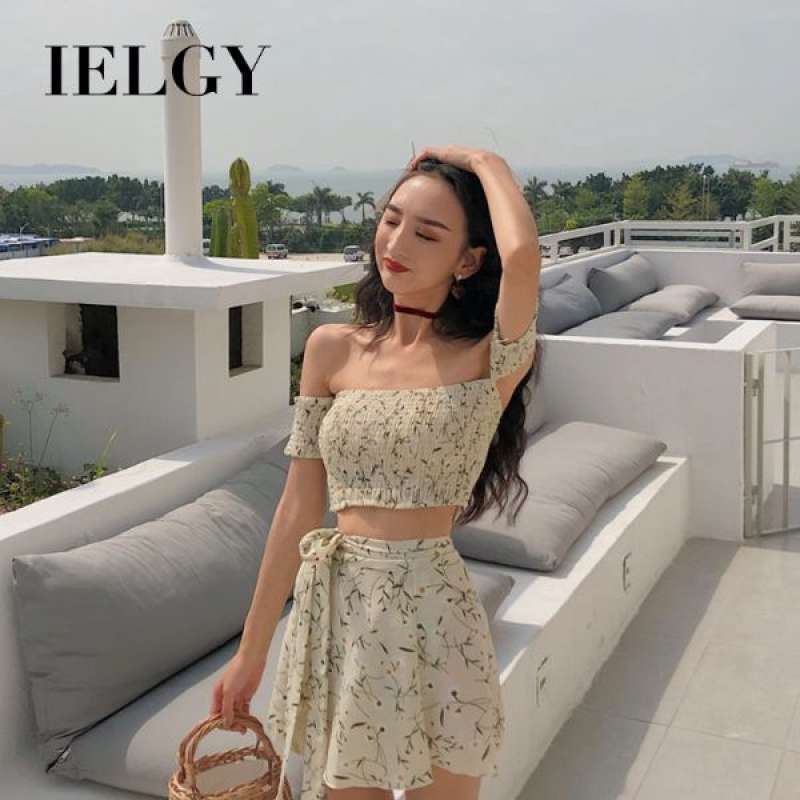 IELGY Sexy strapless neckline short 