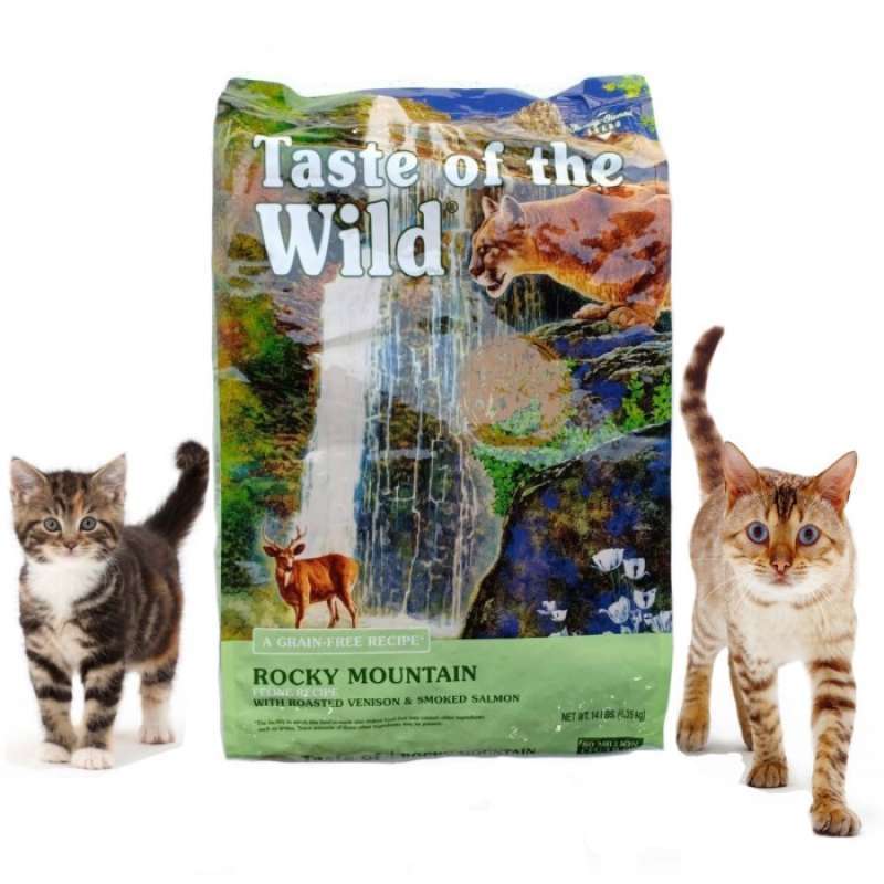 Taste of the cheap wild makanan kucing