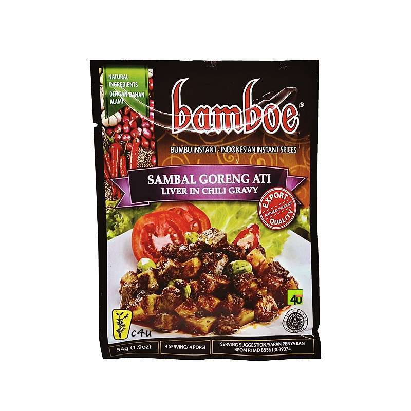 Jual Bamboe Bumbu Sambal Goreng Ati Instan 54 Gr Indonesia Delight Spices Terbaru Juni 2021 Blibli