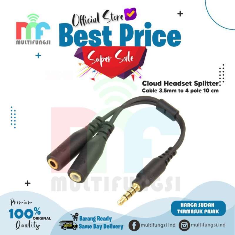 Hyperx best sale cloud splitter