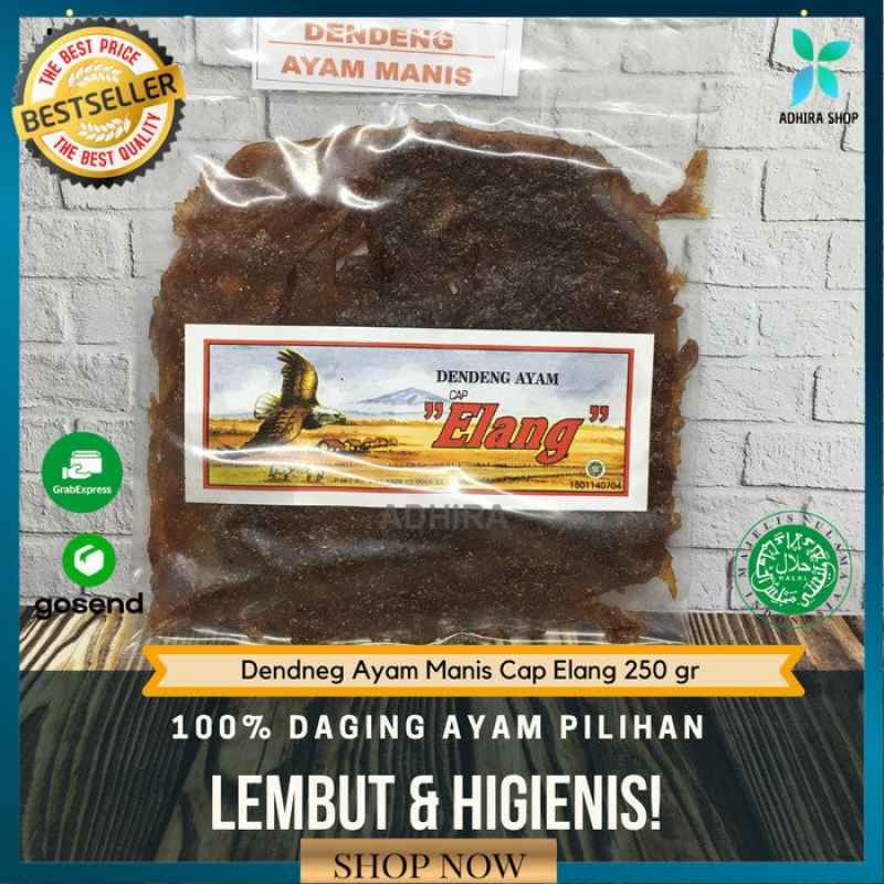 Dendeng Sapi Spesial Dendeng Lulur Cap Elang Original 250 gr Manis Manis