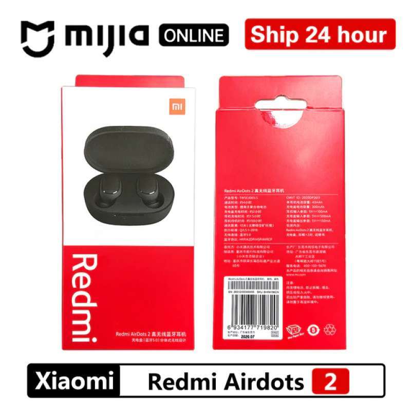 Jual Xiaomi Redmi Airdots 2 TWS Bluetooth Earphone Original di
