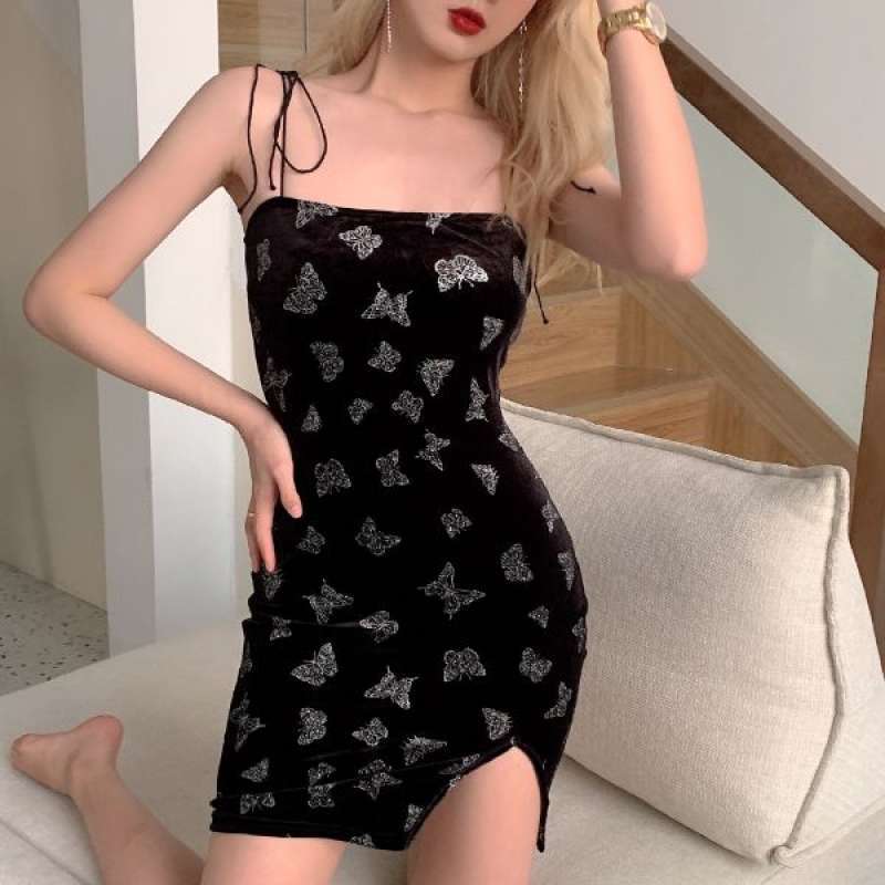 Promo IELGY French butterfly suspender 