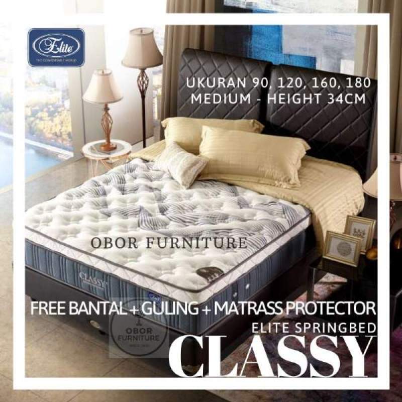 Jual Free Bedset Elite Springbed Classy Ukuran 100 120 160 180 200 Online Oktober 2020 Blibli Com