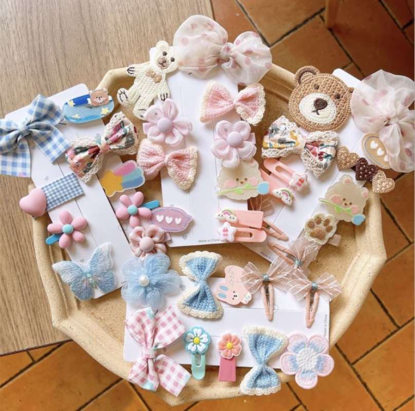 OEM RB-C340-C342 Jepit Rambut Anak Lucu Set 10 IN 1 / Baby Hair Clip Ala Korea / Jepit Rambut Korea Anak / Jepitan Rambut Anak Korea Fashion