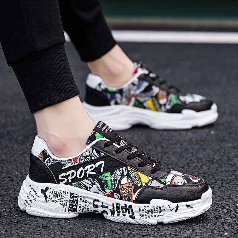 Jual Sepatu Sneakers Panarybody Sepatu Olahraga Tali Pria Keren