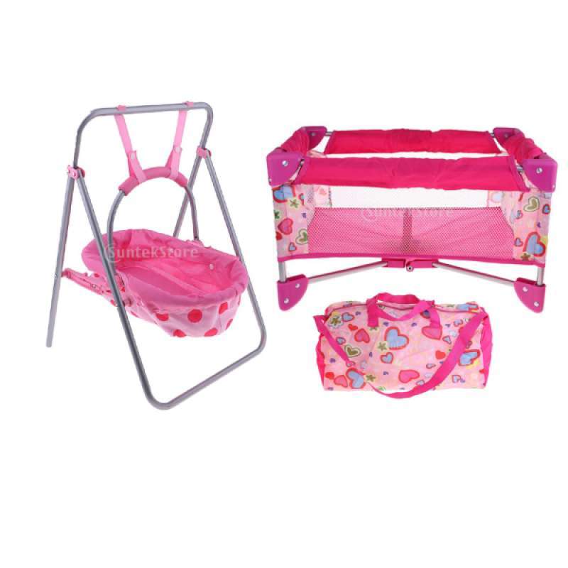 Jual Doll Swing Bassinet And Baby Doll Crib Bed Funny Playset Doll Pretend Toys Accessories Online Maret 2021 Blibli It is the best baby doll cribs available in the market today. doll swing bassinet and baby doll crib bed funny playset doll pretend toys accessories
