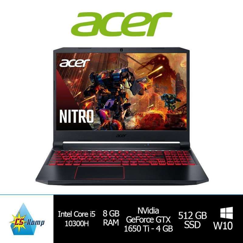 Jual Laptop Gaming Acer Nitro 5 An515 55 579n I5 10300h Gtx 1650 Ti Online Desember 2020 Blibli