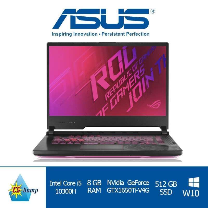 Jual Asus Gaming Rog Strix G512li I565b6t I5 10300h 8gb 512gb Ssd Gtx1650ti V4gb 144hz Rgb Black Online November 2020 Blibli Com