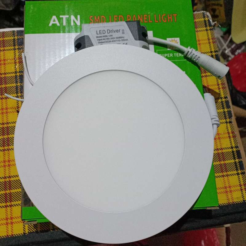 led panel bulat in bow 9w downlight tipis 9w
