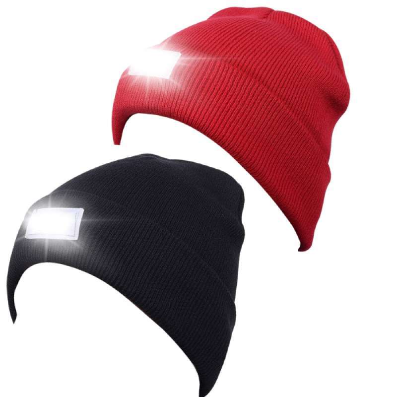 Jual 2x Cotton LED Beanie Outdoor Light 