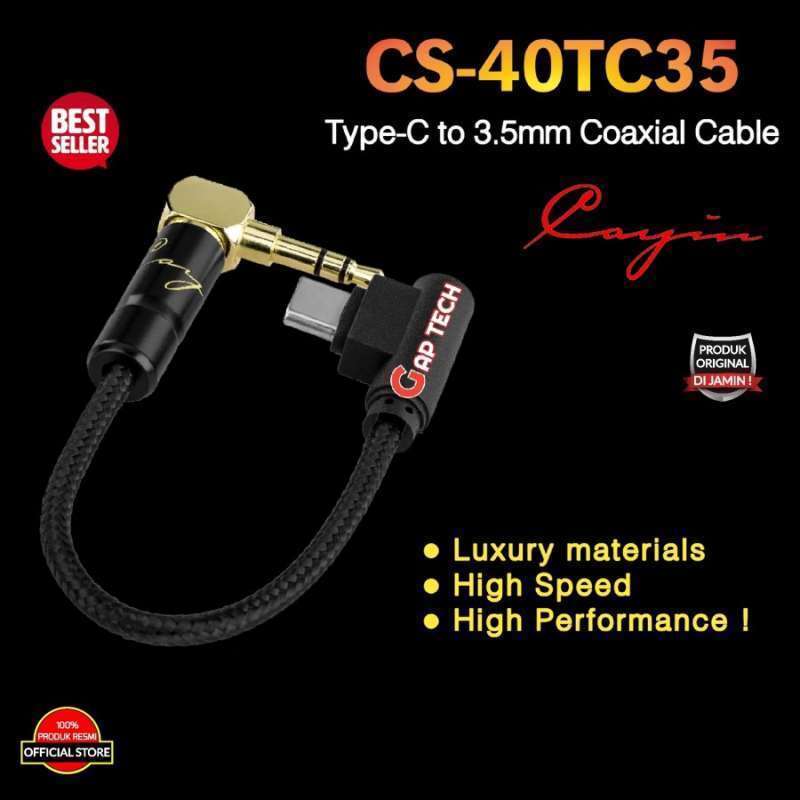 Promo Cayin Cs-40tc35 / Cs40tc35 Type-c To 3.5mm Coaxial