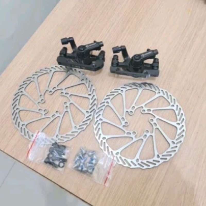Disc brake set sepeda lipat discount