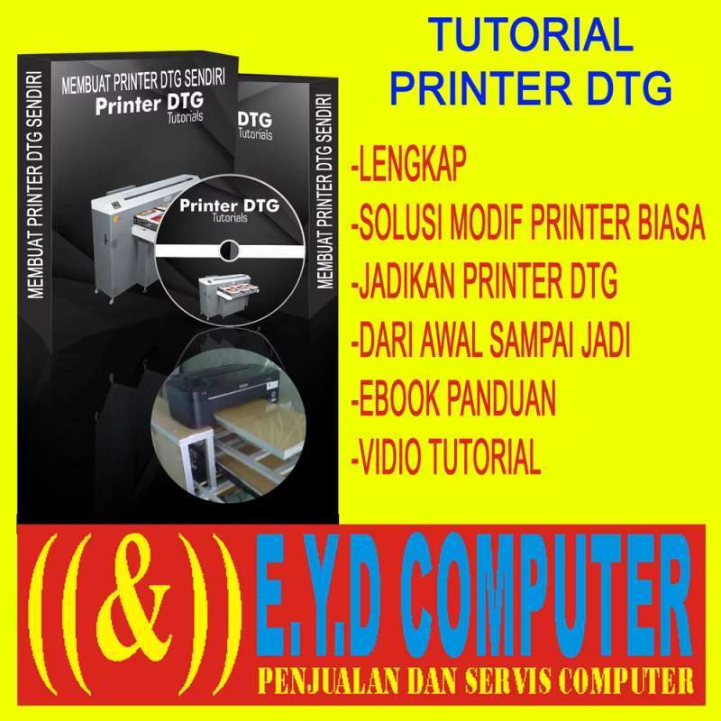 Jual Membuat Printer Dtg Sendiri Lengkap Dari Awal Sampai Jadi Modifikasi Print Biasa Jadi Dtg Modif Online Februari 2021 Blibli