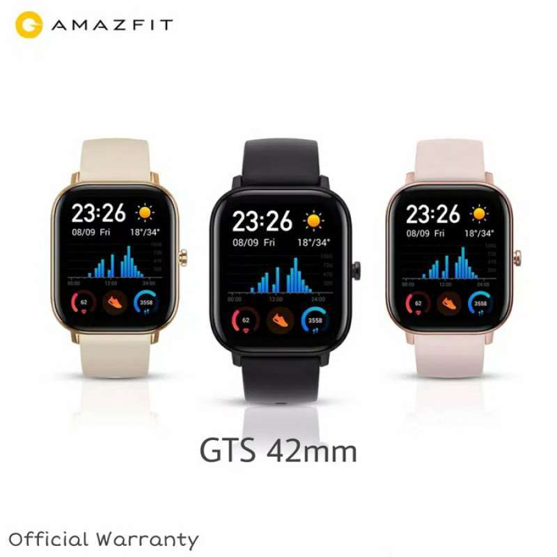 Amazfit gts gold smart watch Clearance