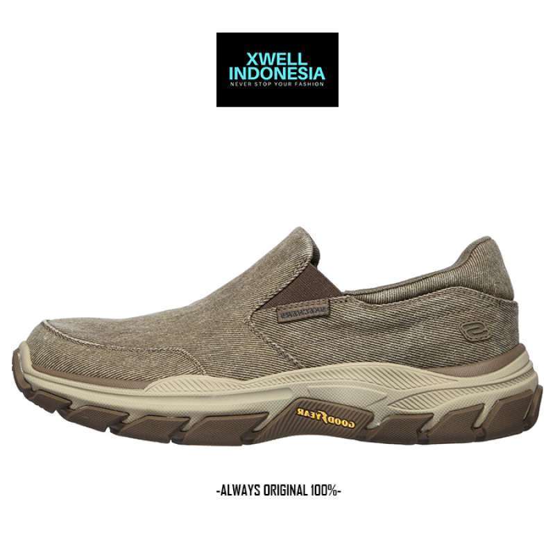Sepatu skechers relaxed shop fit