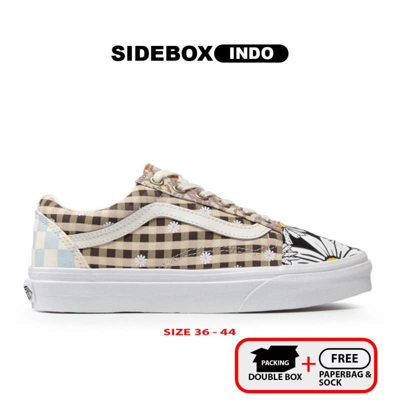Promo Sepatu Vans Old Skool Meadow Patchwork Multi True White Original Global 100 bnib 38 Diskon 36 Di Seller Sideboxindonesia Garuda Kota Bandung Blibli