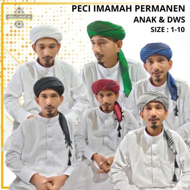 Promo PECI IMAMAH PERMANEN SORBAN IMAMAH PERMANEN/IMAMAH PERMANEN/PECI  SOBAN - SR4 - 10 Hijau Diskon 50% di Seller SR4 - Pegadungan, Kota Jakarta  Barat | Blibli