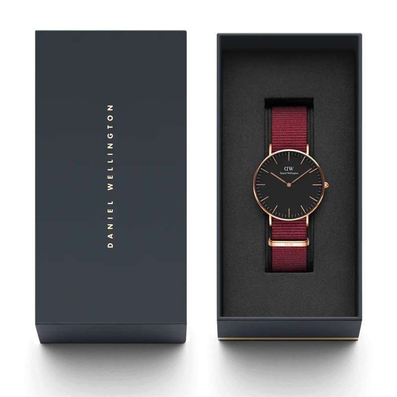 Jual Daniel Wellington Classic Roselyn 36mm Rose Gold In Black