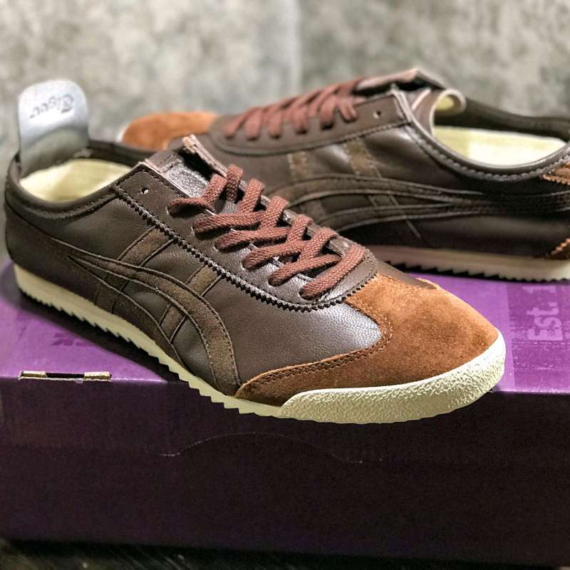 Onitsuka tiger coklat sale