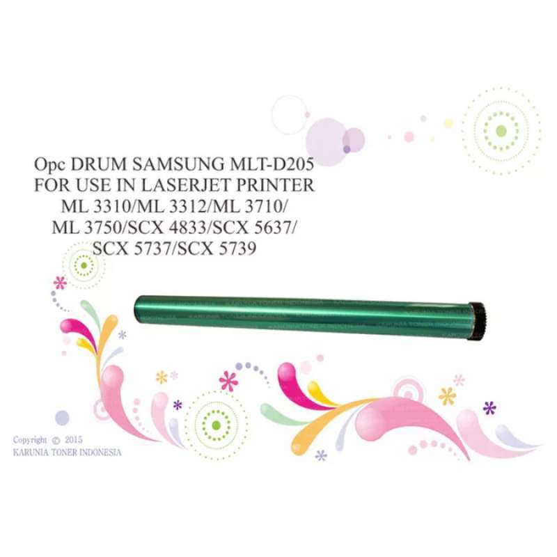 opc drum samsung mlt d205 for use in laserjet printer ml 3310 ml 3312